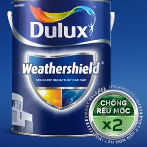 BJ9 - Dulux Weathershield bóng ngoại thất cao cấp White (5L) 