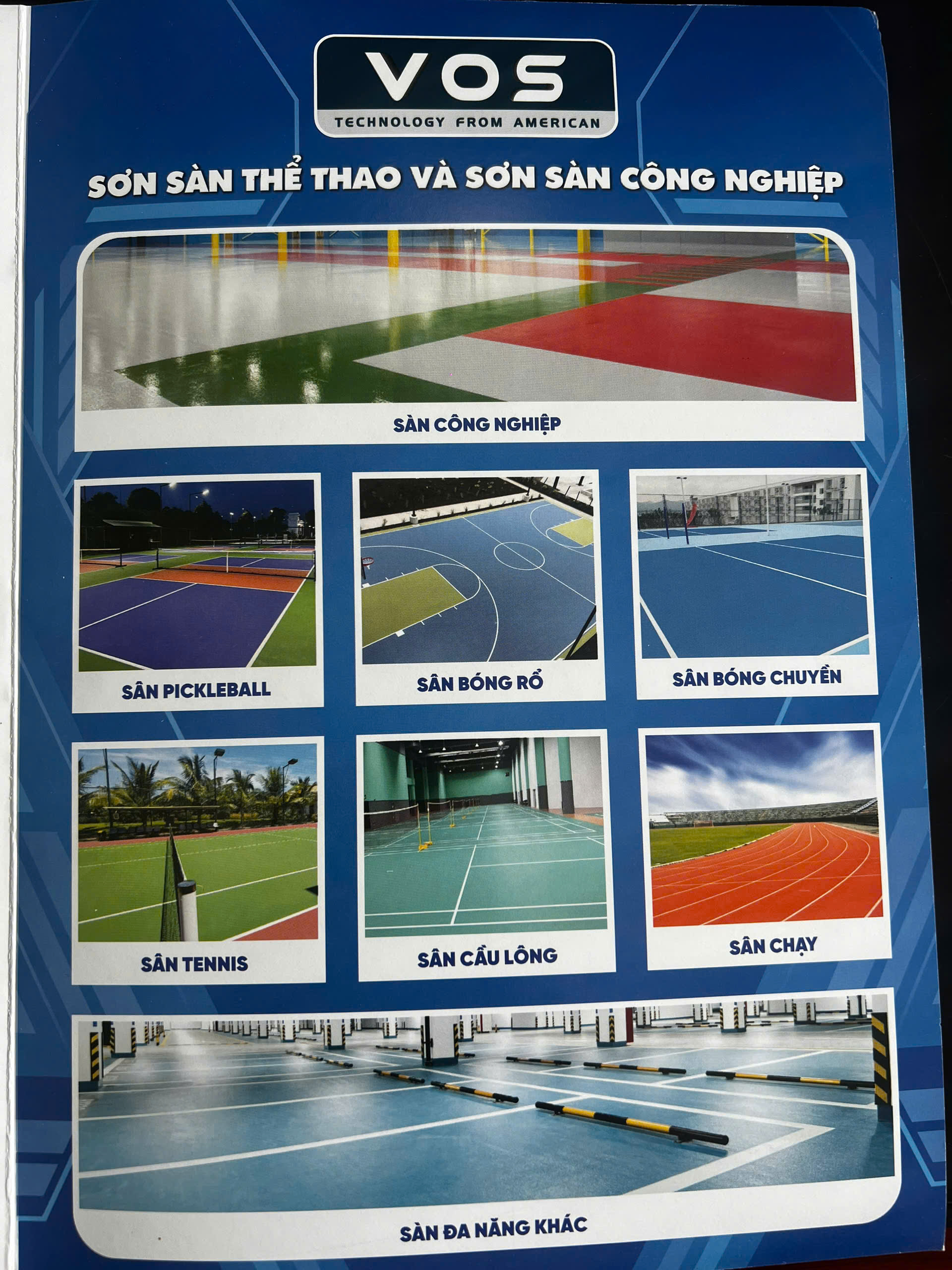 Sơn lót sàn thể thao VOS - V01
