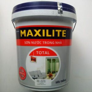 30C - Maxilite nội thất bề mặt mờ siêu trắng(15L) 