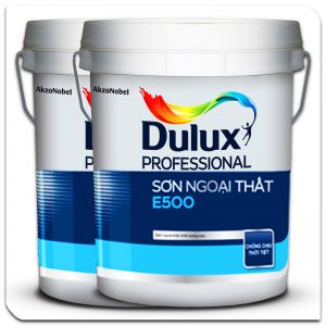 Dulux ngoại thất bền màu mờ E500 - 18L