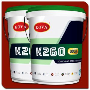 Sơn mịn nội thất KOVA K260-GOLD (20 kg) dùng để sơn phủ